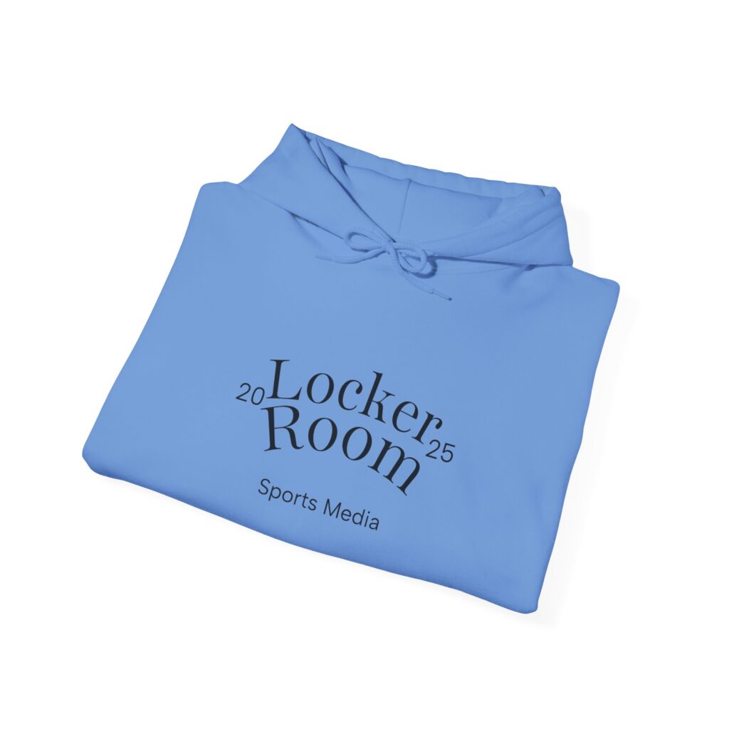 2025 Minimal Locker Room Sports Media Hoodie